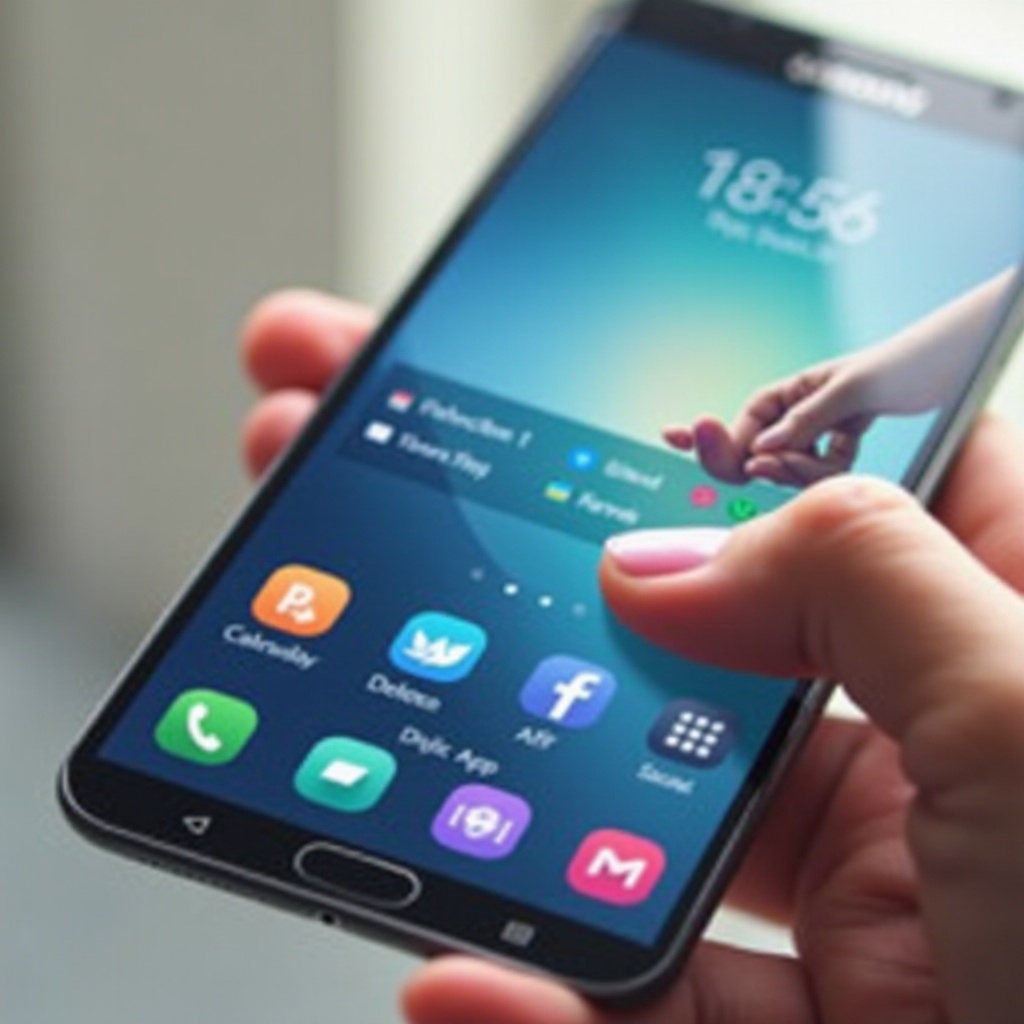 wie lösche ich Apps auf einem Samsung-Handy