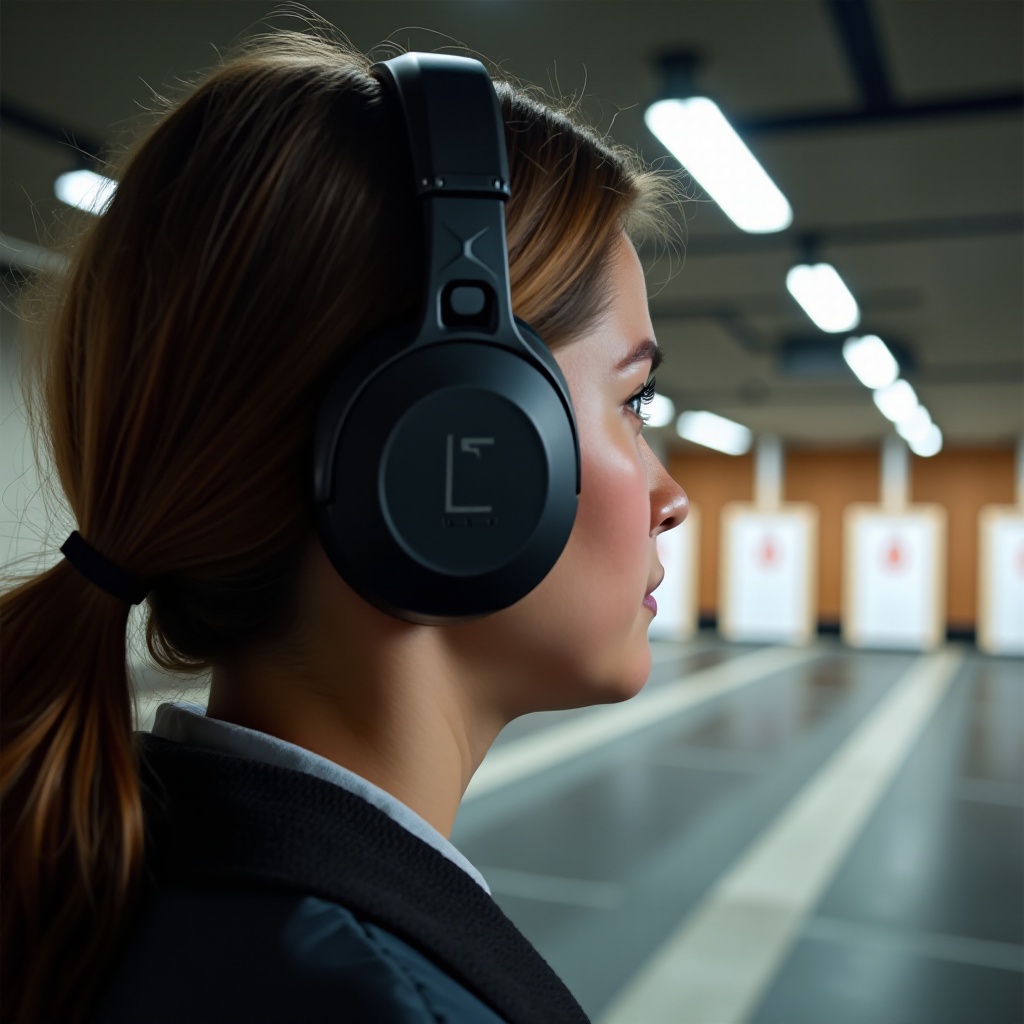 cuffie Bluetooth con cancellazione del rumore per poligono di tiro