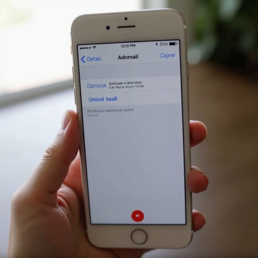 como ativar o correio de voz visual no iPhone