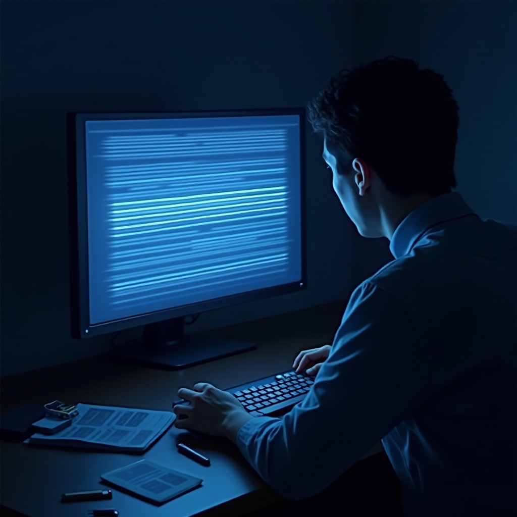 horizontale Linien auf LCD-Monitor
