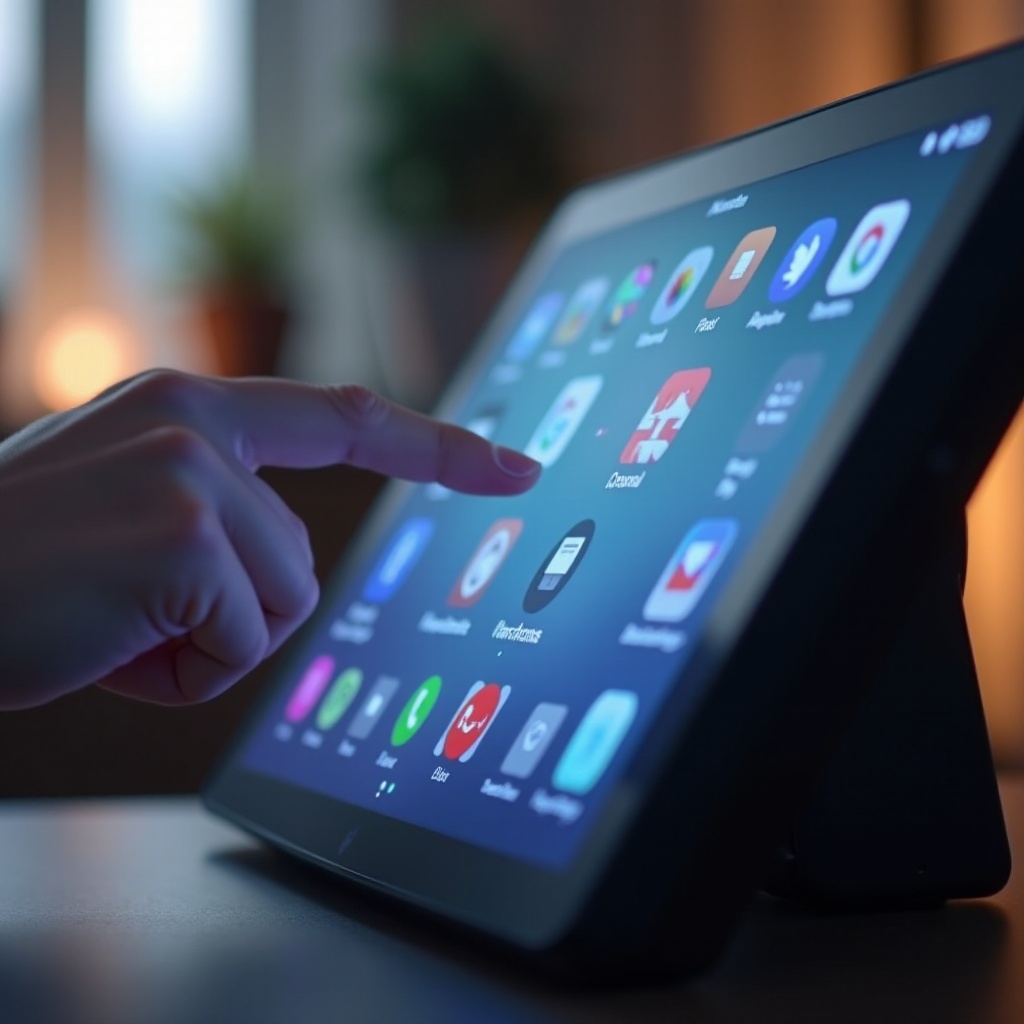 echo show touch screen not working