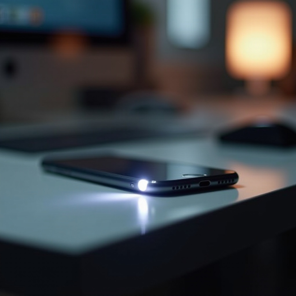 como ativar o flash para notificações no iPhone