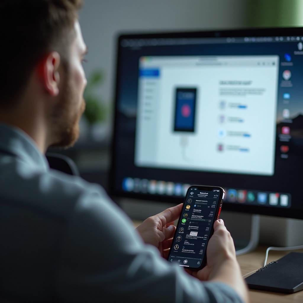 backup to pc with broken charging iphone port