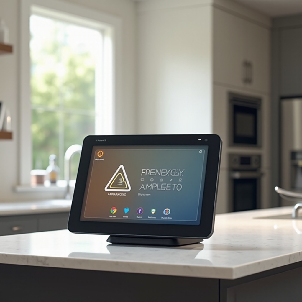 Echo Show touchscreen werkt niet