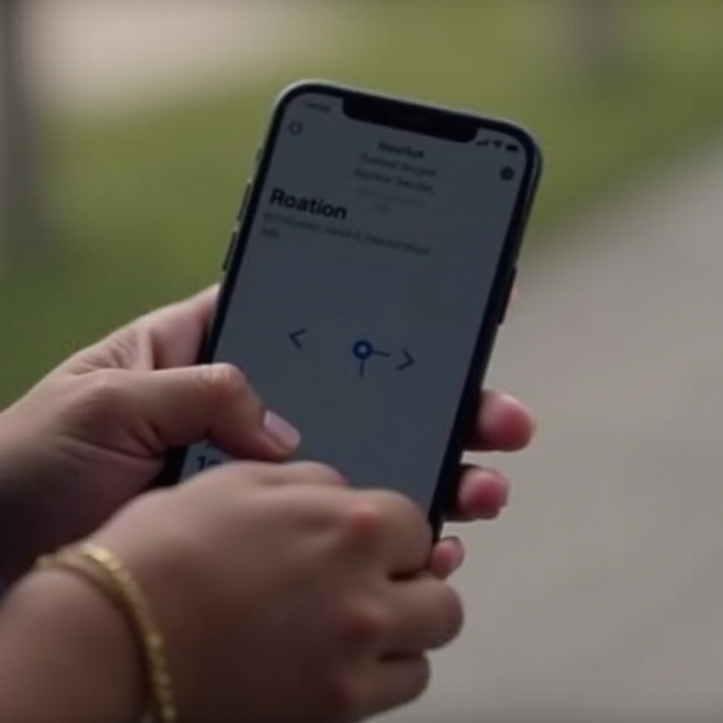 como girar a tela no meu iPhone
