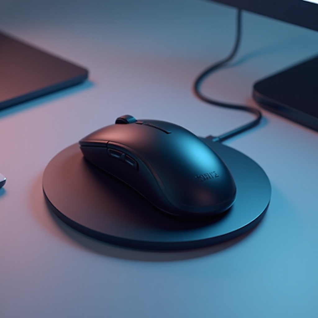 kabellose Maus mit Ladestation