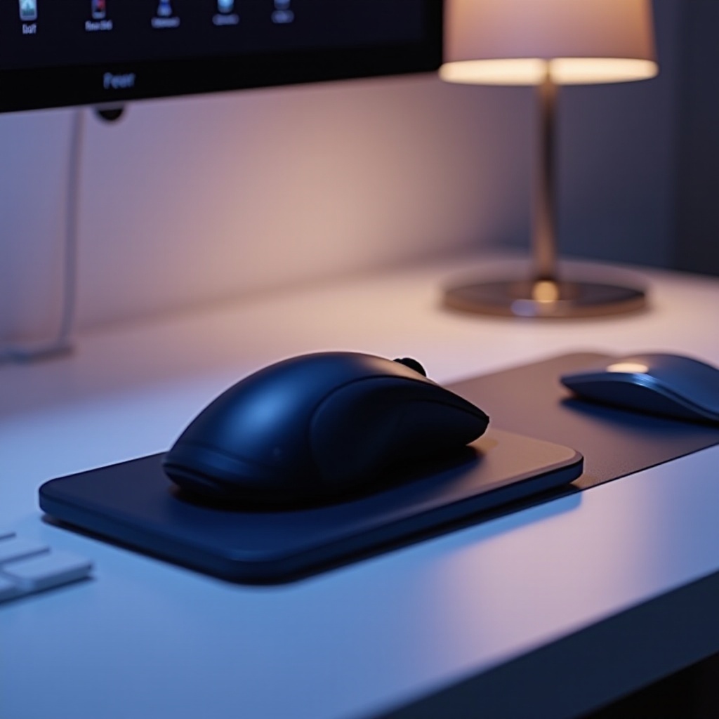 draadloze muis met oplaadpad