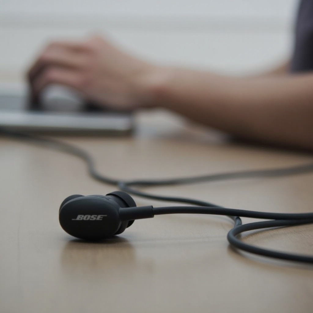 conectar los auriculares Bose QuietComfort Ultra con un enchufe
