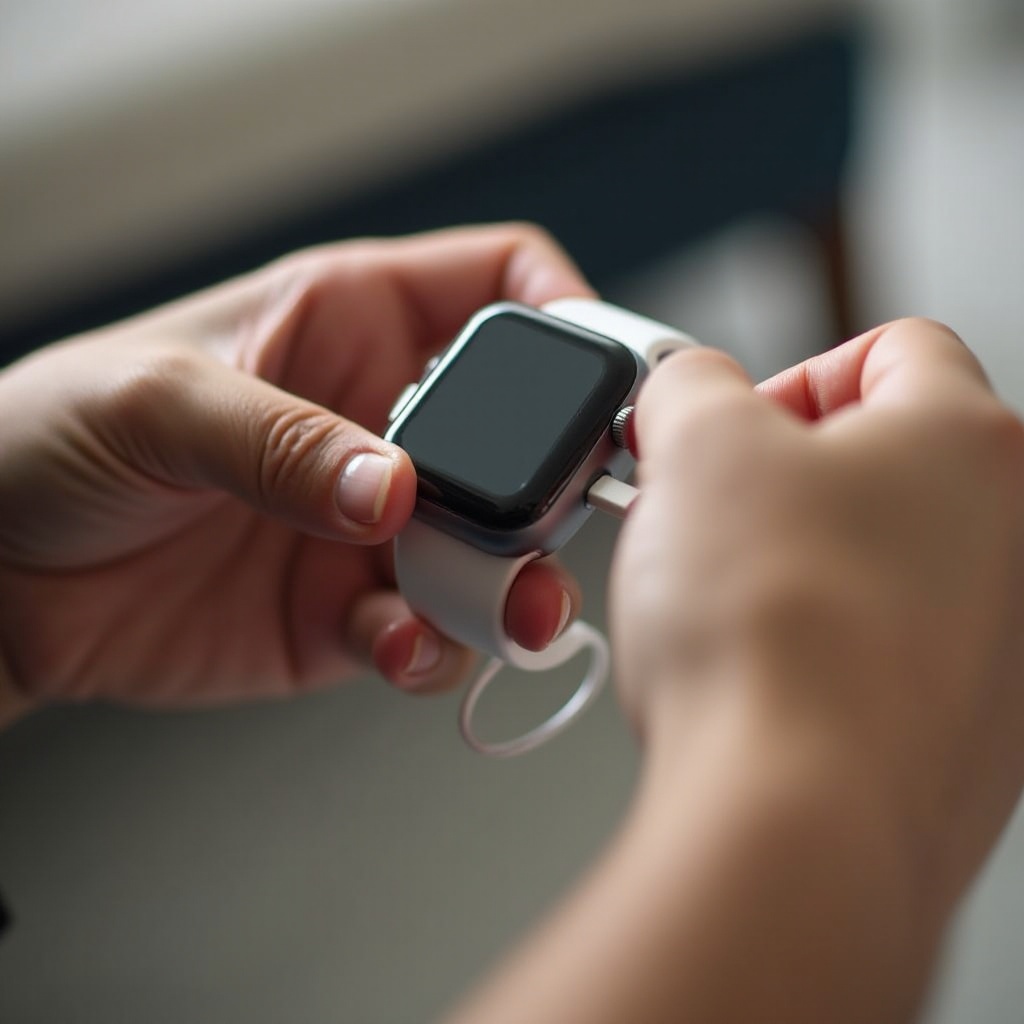 how to connect charger to smart watch