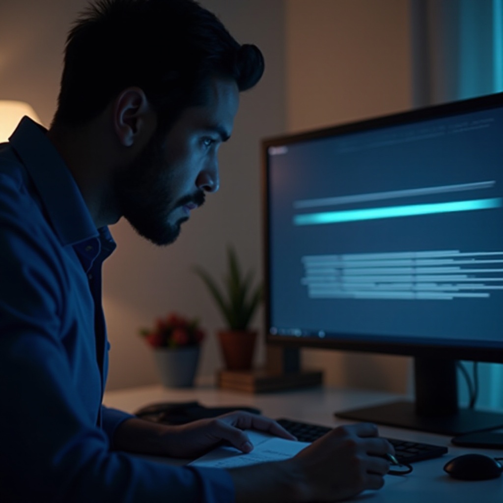 lignes horizontales sur moniteur LCD