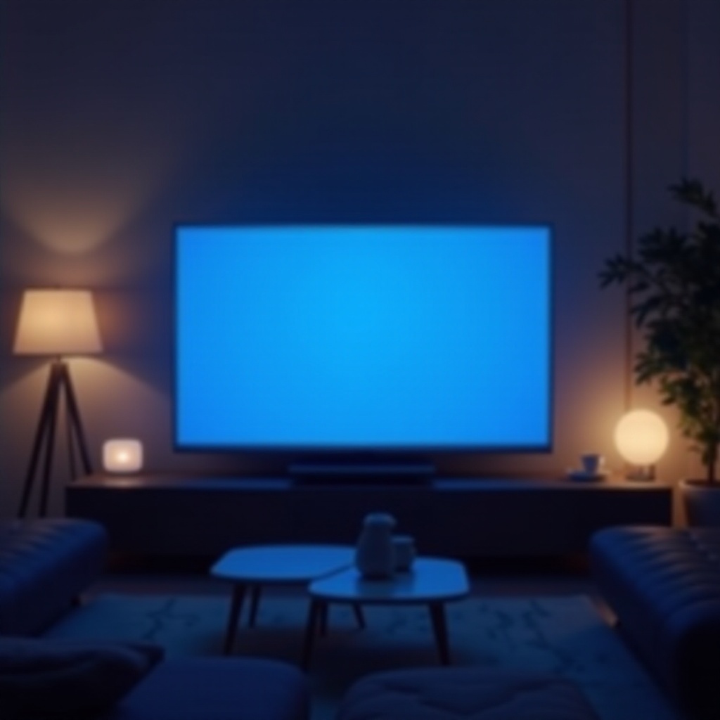 miksi LG-televisioni on sininen