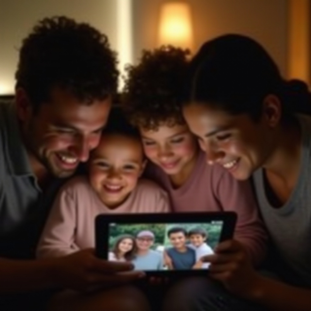 如何在 iCloud 上與家人共享照片