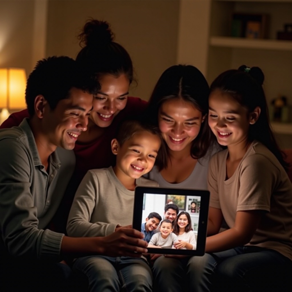 como compartilhar fotos no iCloud com a família