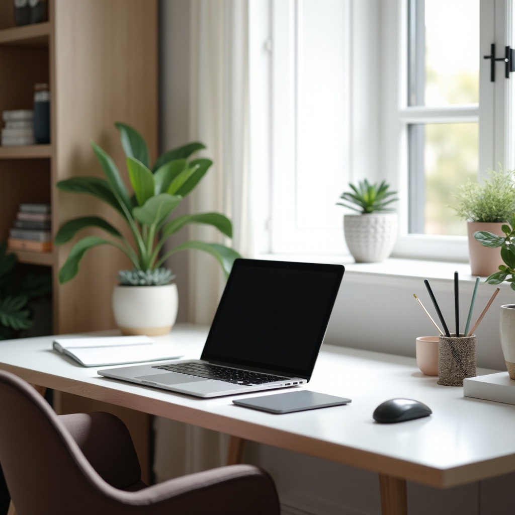 bureau-ideeën met laptop