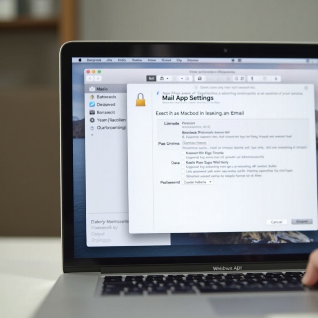 how can i see my email password on my macbook