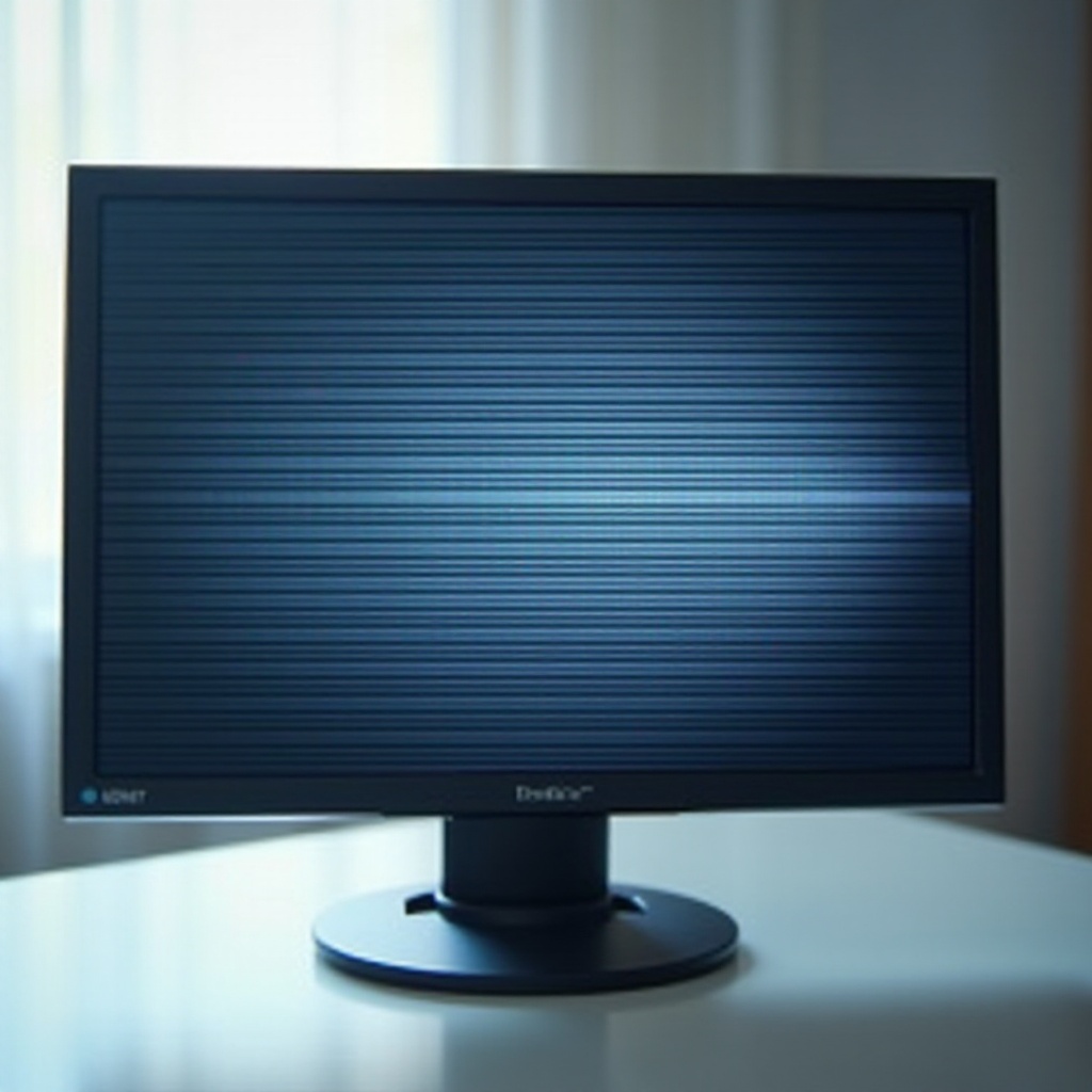 horizontale Linien auf LCD-Monitor