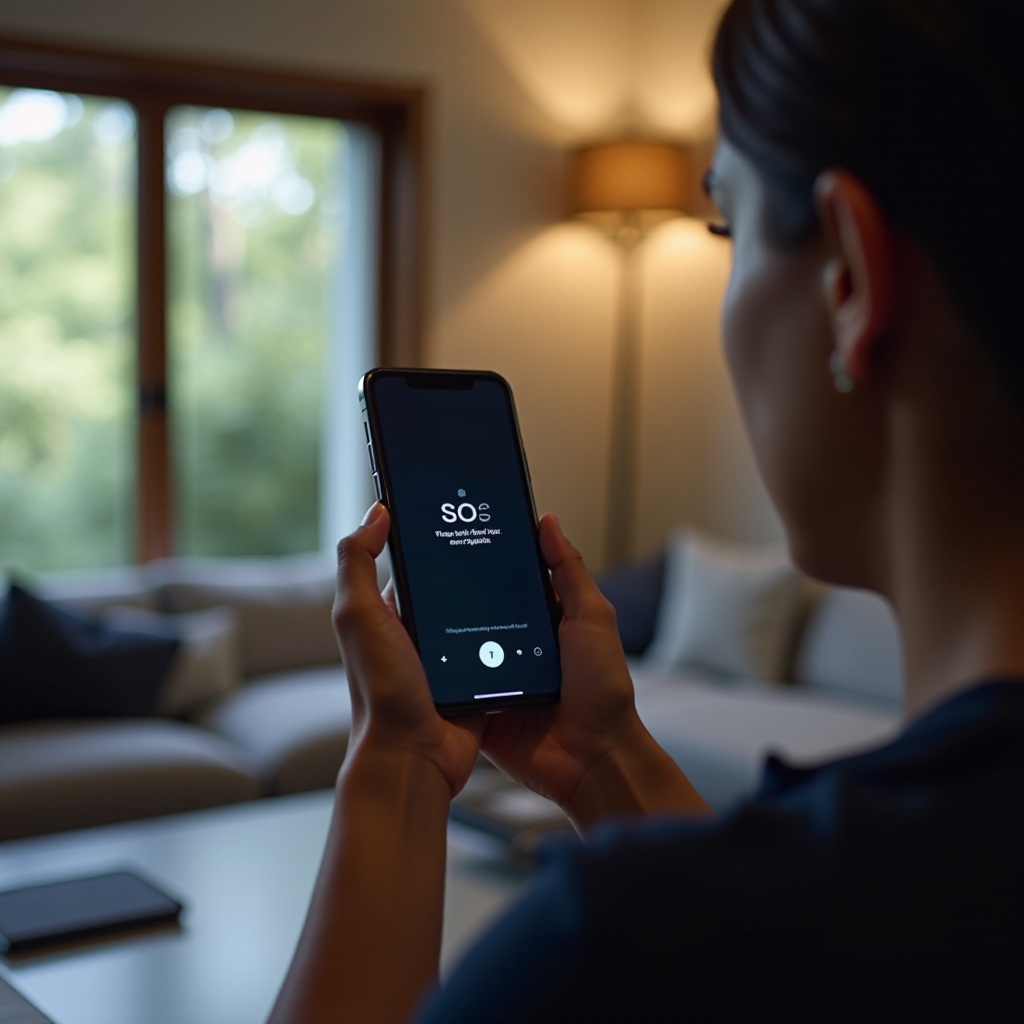 att telefon steckt im sos