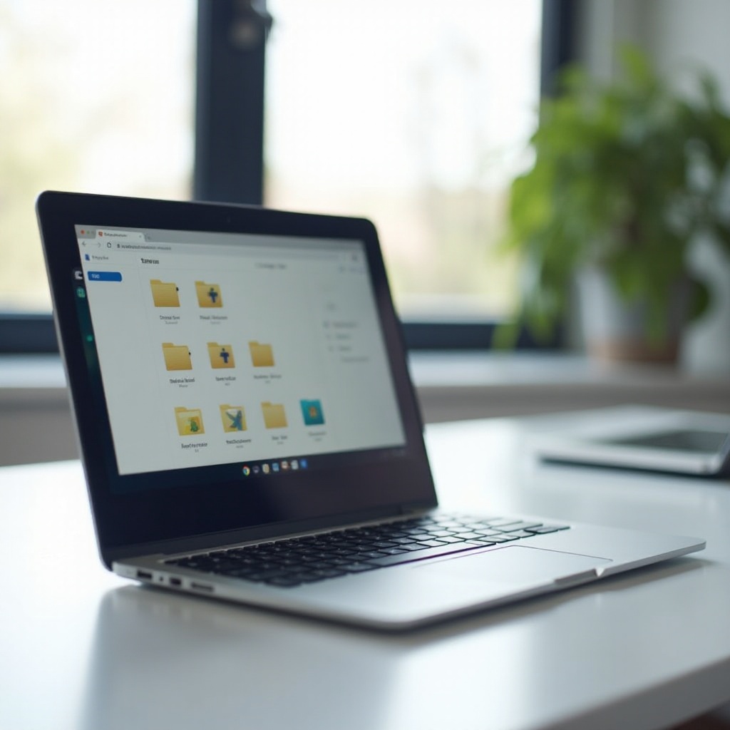miten pääsen tiedostosovellukseen Chromebookilla