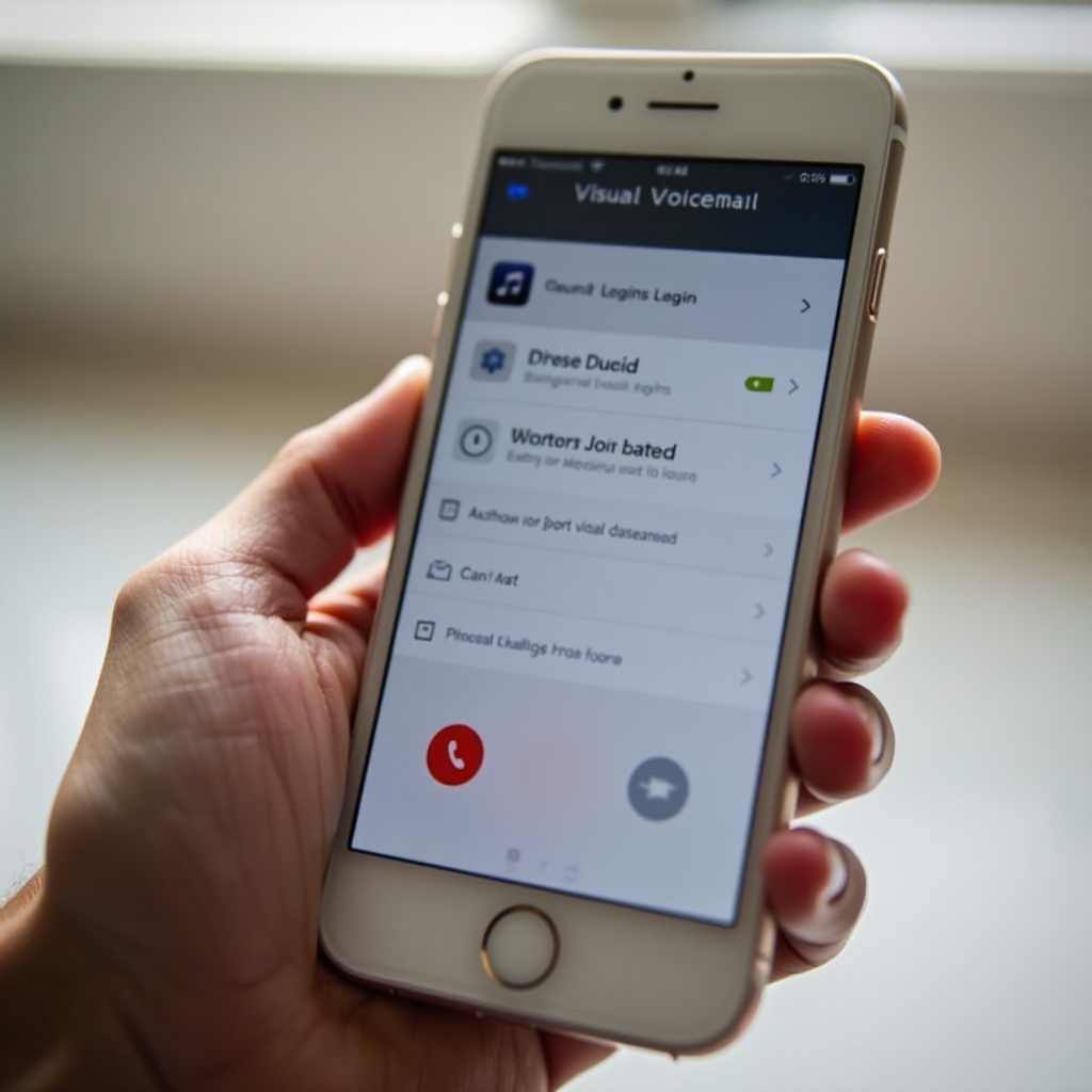 cómo activar el buzón de voz visual en iPhone
