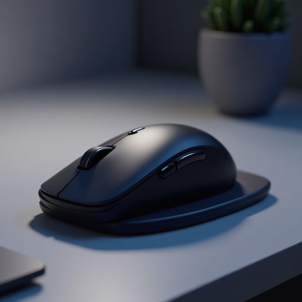 mouse wireless con base di ricarica