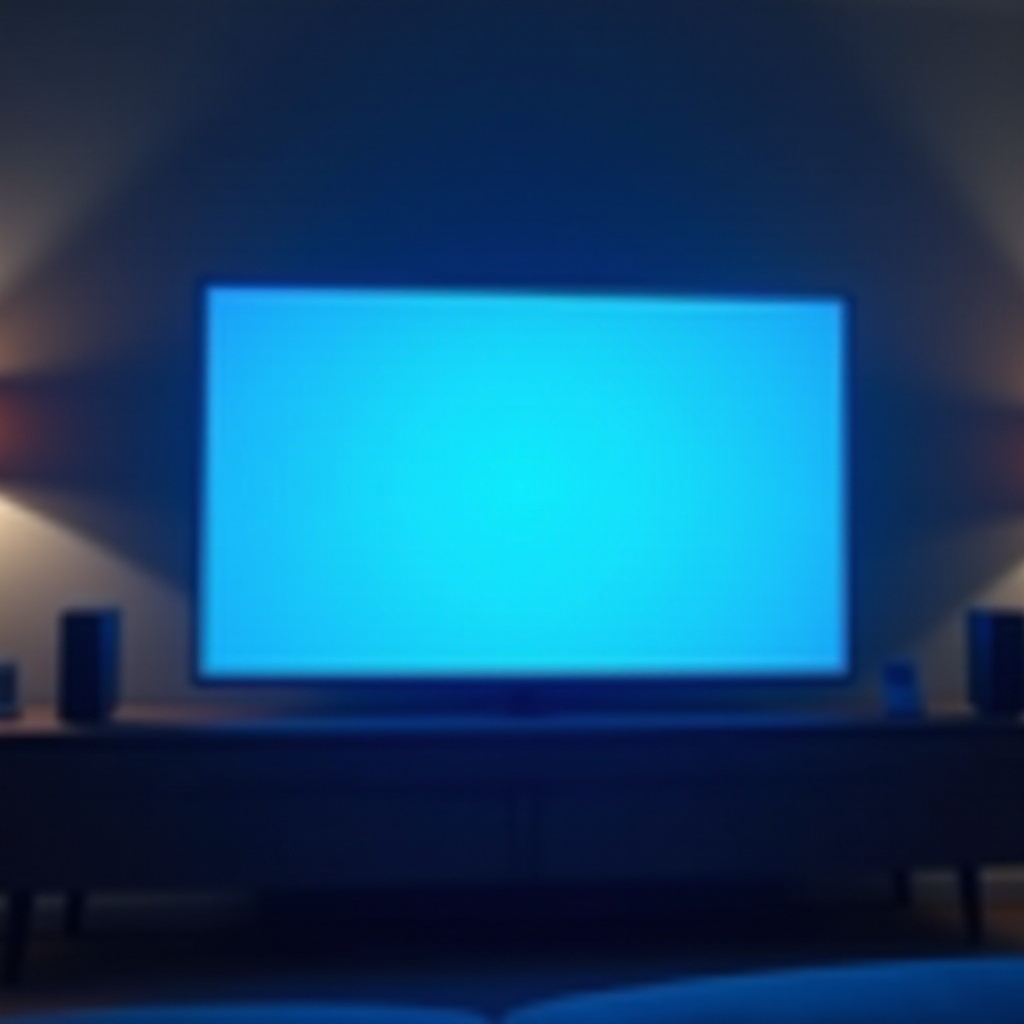 ¿por qué mi televisor LG está azul?
