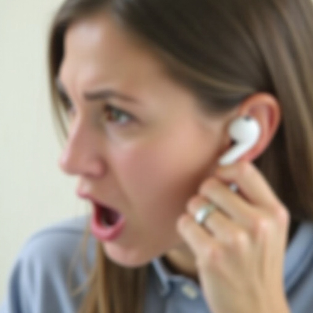 não consigo fazer os fones de ouvido ficarem no ouvido
