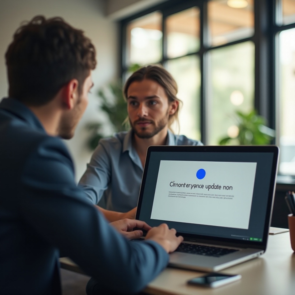 Chromebook-updates uitgeschakeld door de beheerder