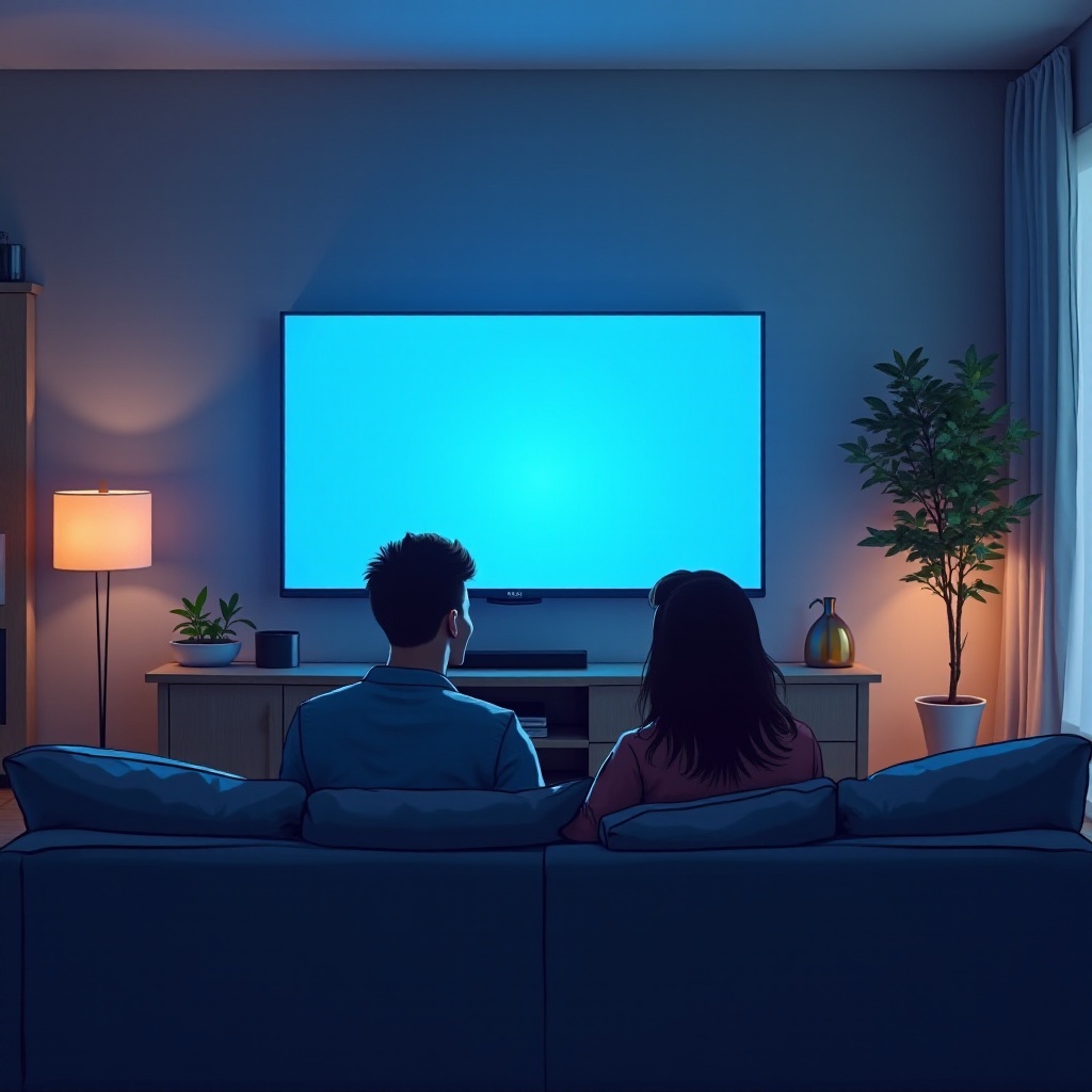 pourquoi mon téléviseur LG est-il bleu
