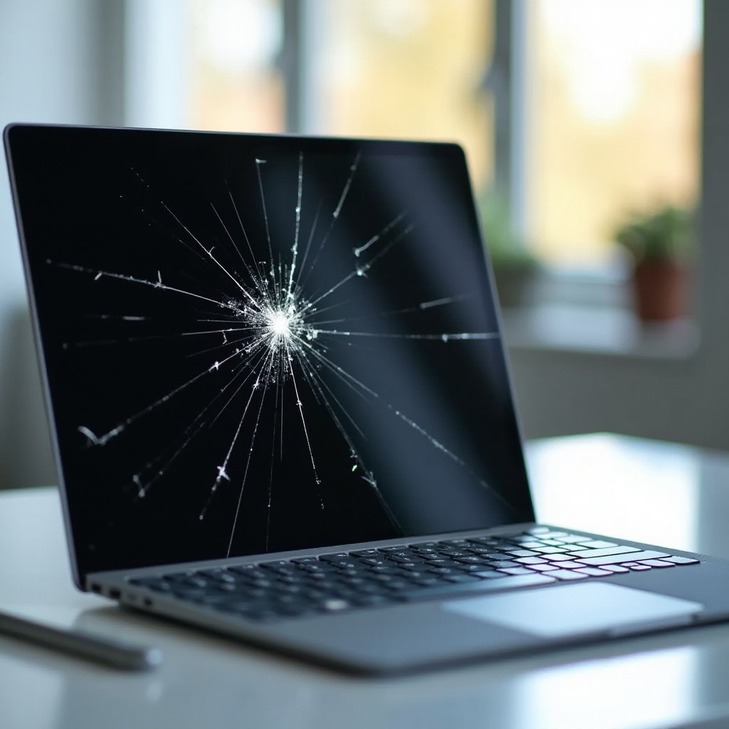 Surface Laptop 3 螢幕裂了