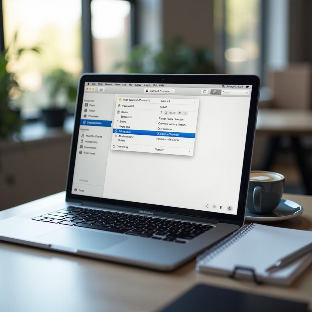 how can i see my email password on my macbook